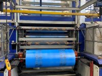 3 capas ALPINE  Maquina de extrusion