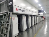 BOBST  Tiefdruck maschine 10 farben