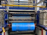 3 capas ALPINE  Maquina de extrusion