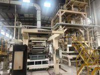 3 capas BRUCKNER  Linea de extrusion para bi-orientado