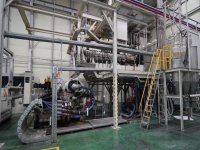 3 couches SML with MDO stretching Machine de extrusion de film cast