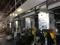 CERUTTI 960 Rotogravure printing machine 10 colors
