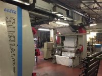 OFEM COLUMBUS 7/906 Flexo central drum printing press 6 colors