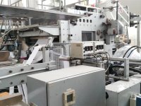 NEW LONG 127T+505TH SOS Papier Blockboden / Kreuzboden Beutelmaschine