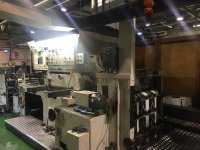 BOBST ROTOMEC LEMANIC 1150  GRAVURE + INLINE FLAT BED DIE CUTTER Rotogravure press 8 colors